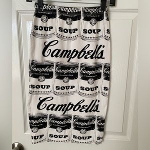 Campbell’s Soup Graphic Skirt Vintage 2013